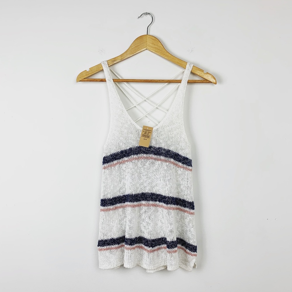 SALE NWT American Eagle Knit Stripe Tank Top